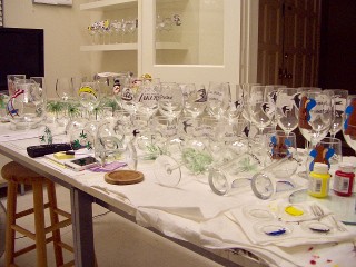 Table With Glasses